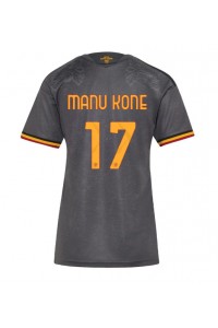 AS Roma Manu Kone #17 Fotballdrakt Tredje Klær Dame 2026-27 Korte ermer